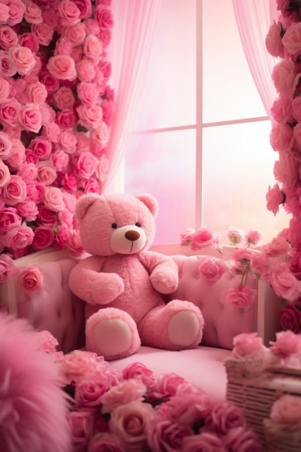 Rose teddy bear